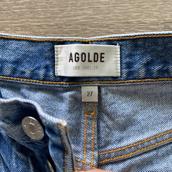 Agolde Parker Cut off Shorts - Picture 2 of 3